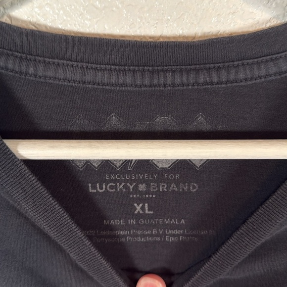 Lucky Brand AC/DC Studded Tee Shirt Size XL - Picture 3 of 6